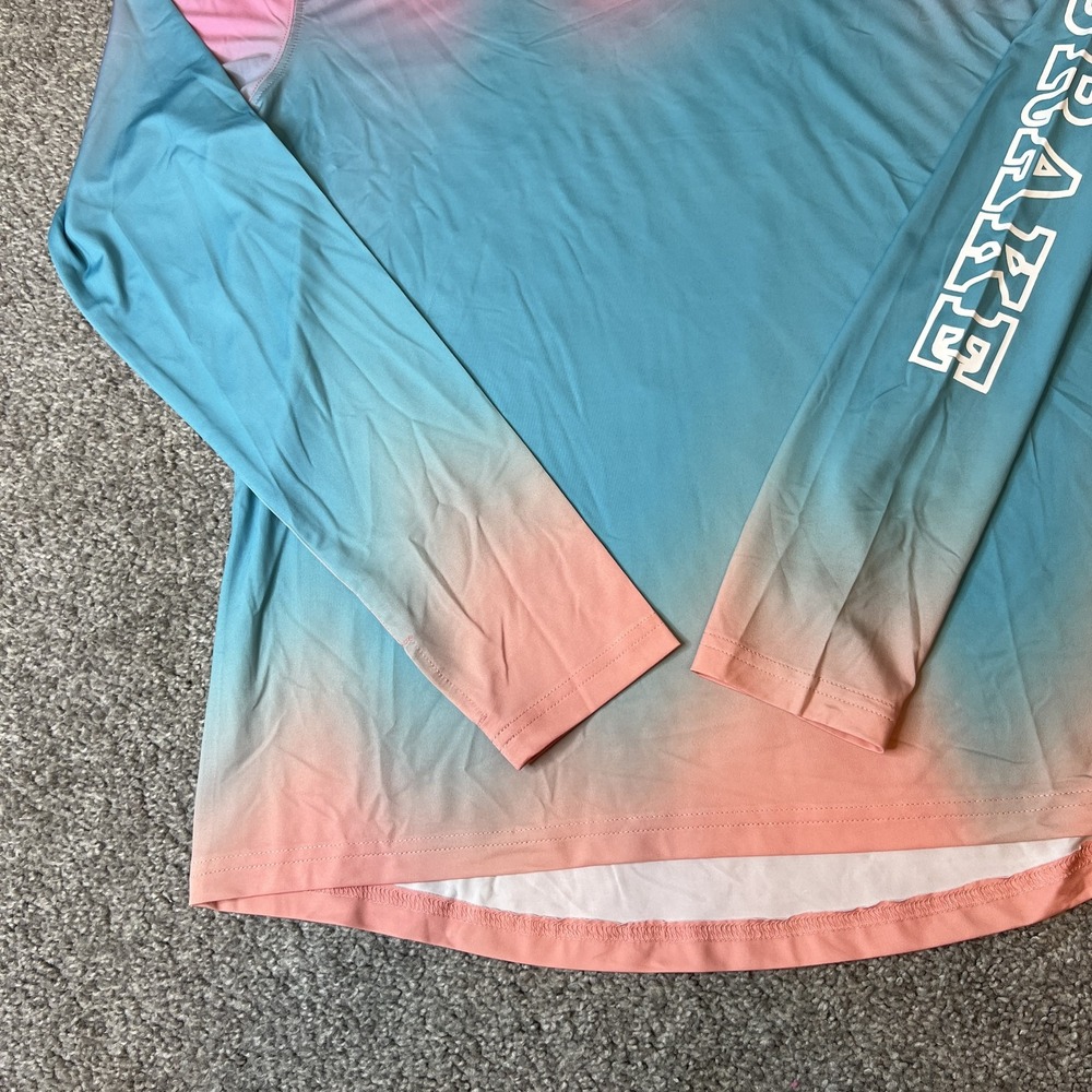 Drake Shirt Mens Small Long Sleeve Fishing Performance Lightweight Ombre - Picture 3 of 11